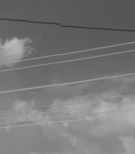 Break in Power Lines, Larger Stitched Panorama Detail